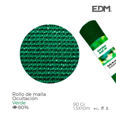 REDE DE SOMBRA 80% 90GR/M2  - ROLO 1,5 X 10 MT