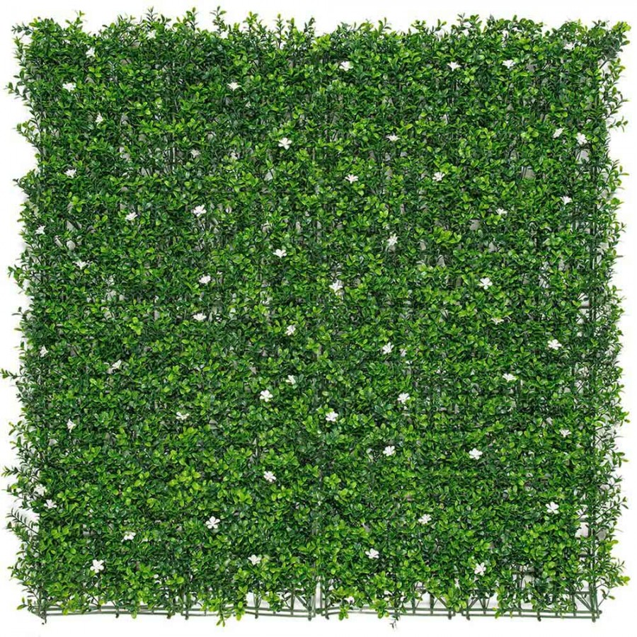 JARDIM VERTICAL FLORES DE JASMIM COR VERDE 1x1m JARDIM VERTICAL FLORES DE JASMIM COR VERDE 1x1m