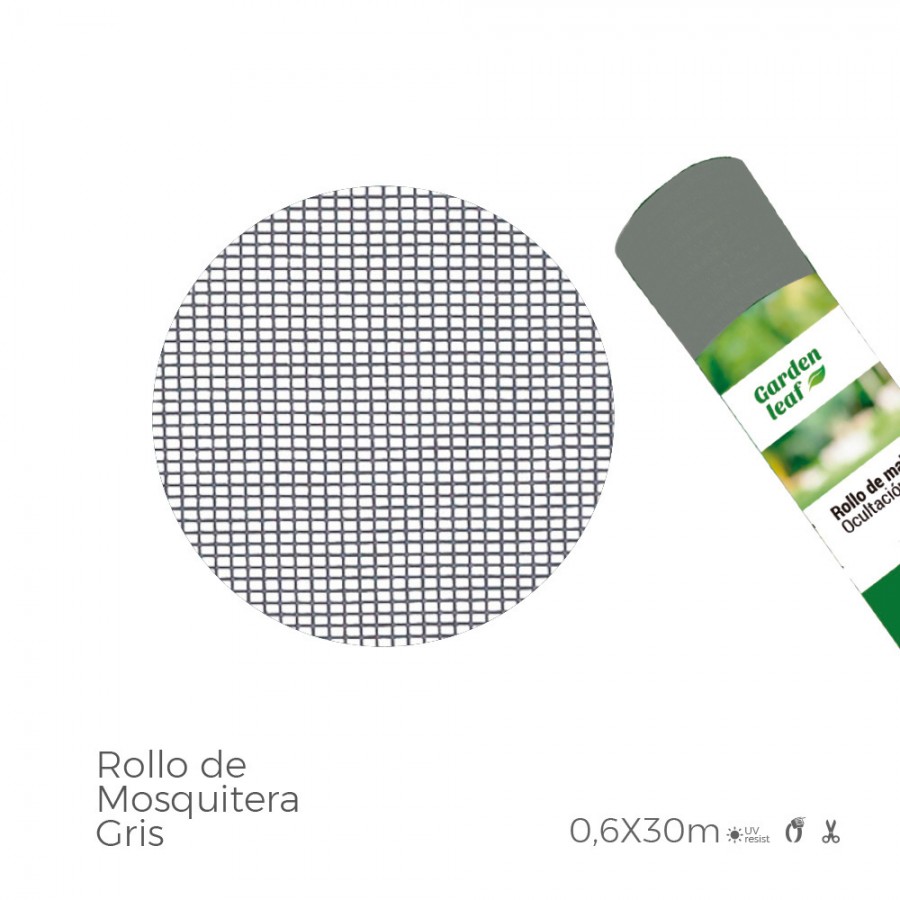 REDE MOSQUITEIRA COR CINZA -ROLO 0,60X30MTS REDE MOSQUITEIRA COR CINZA -ROLO 0,60X30MTS