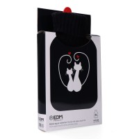 BOTIJA DE AGUA QUENTE 2LT MODELO GATOS APAIXONADOS