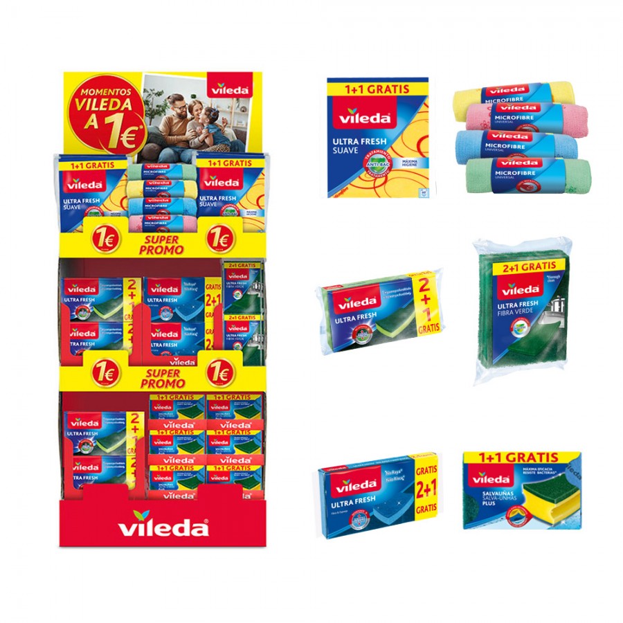 EXPOSITOR VILEDA MOMENTOS A 1€ EXPOSITOR VILEDA MOMENTOS A 1€