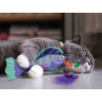 KONG BRINQUEDO PARA GATOS WRANGLER ANGLER FISH