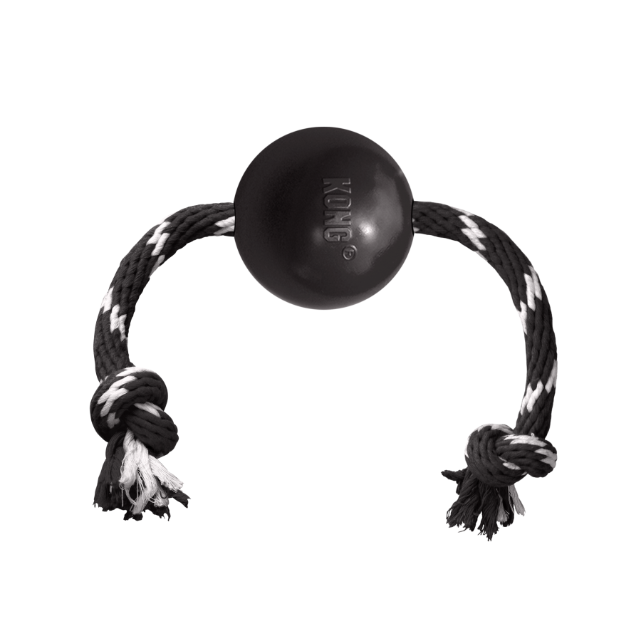 KONG BRINQUEDO PARA CÃES EXTREME BALL W/ROPE LG KONG BRINQUEDO PARA CÃES EXTREME BALL W/ROPE LG