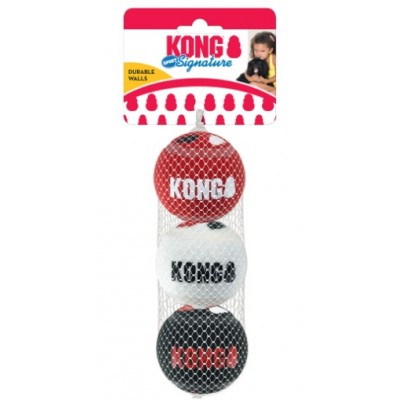 KONG BRINQUEDO PARA CÃES SIGNATURE SPORT BALL PACK 3 (M)