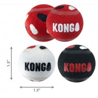 KONG BRINQUEDO PARA CÃES SIGNATURE SPORT BALL PACK 3 (S) KONG BRINQUEDO PARA CÃES SIGNATURE SPORT BALL PACK 3 (S)