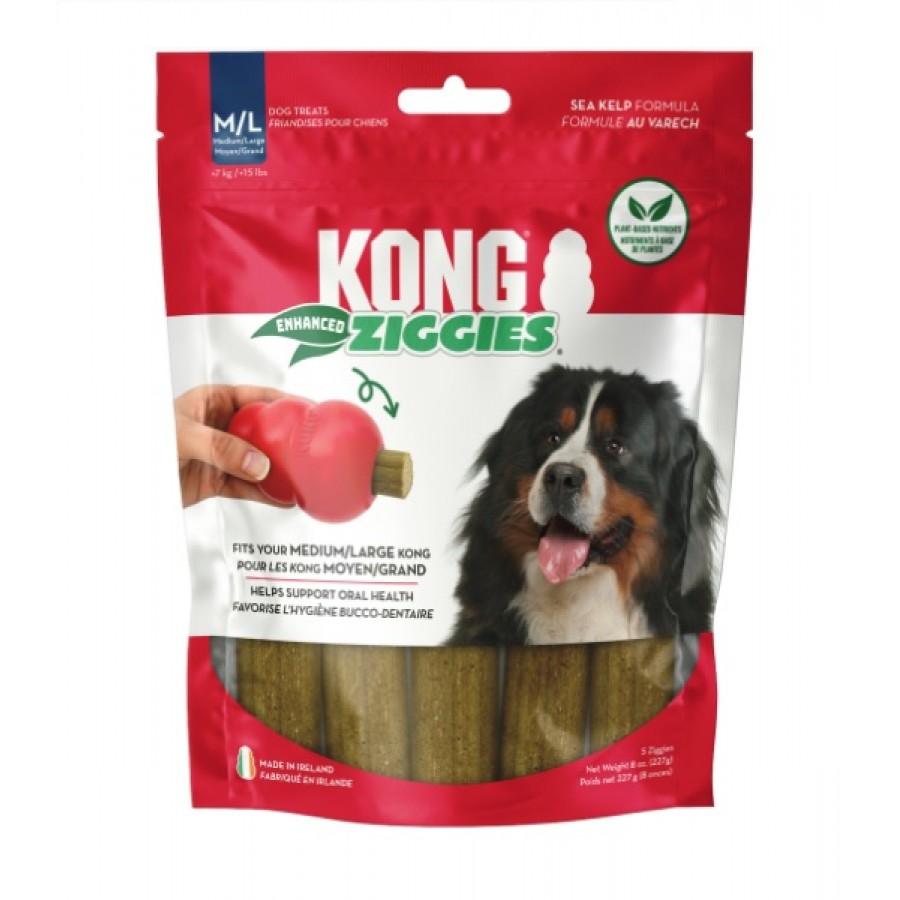KONG BISCOITOS ZIGGIES ENHANCED (M/L) -227G KONG BISCOITOS ZIGGIES ENHANCED (M/L) -227G