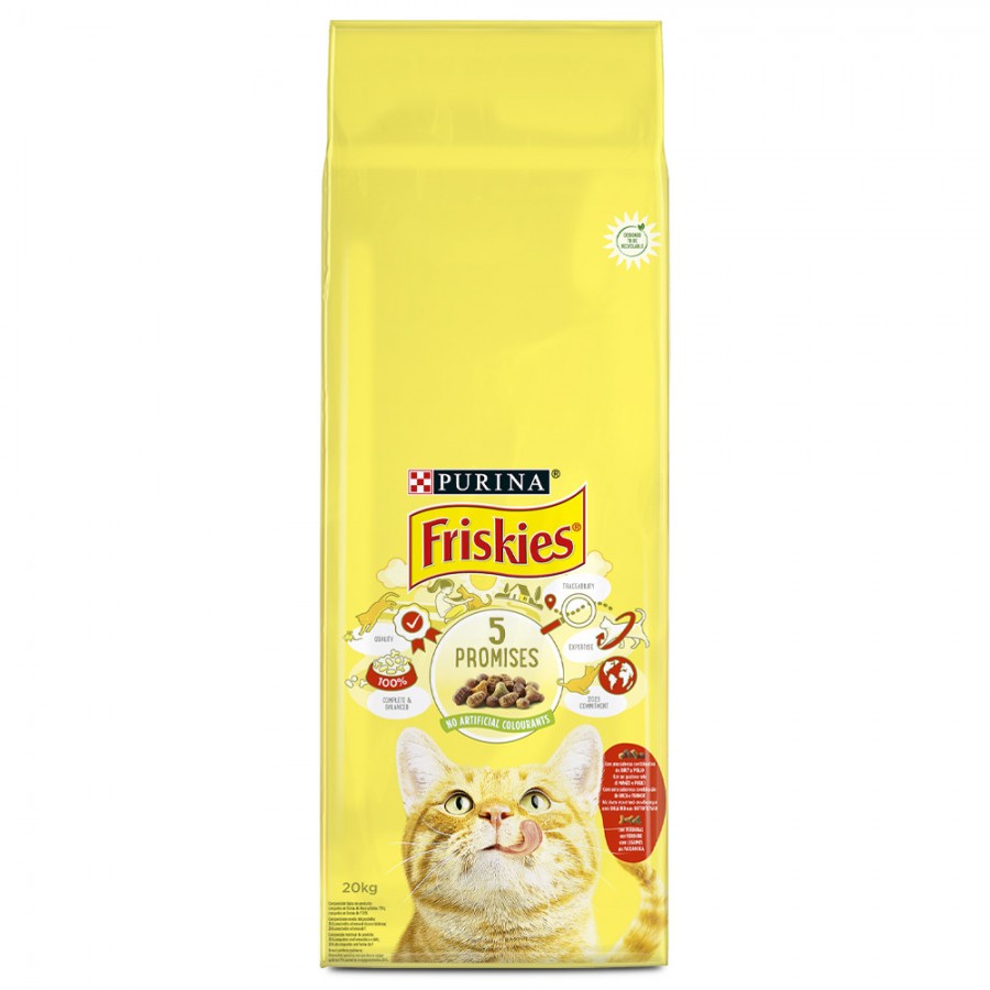 FRISKIES GATO ADULTO VACA E FRANGO - SC 20 KG FRISKIES GATO ADULTO VACA E FRANGO - SC 20 KG