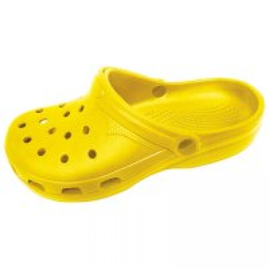 CROCS MULHER AMARELO COM CORREIRA 35/36