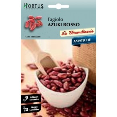 S.FEIJÃO AZUKI ROSSO HORTUS