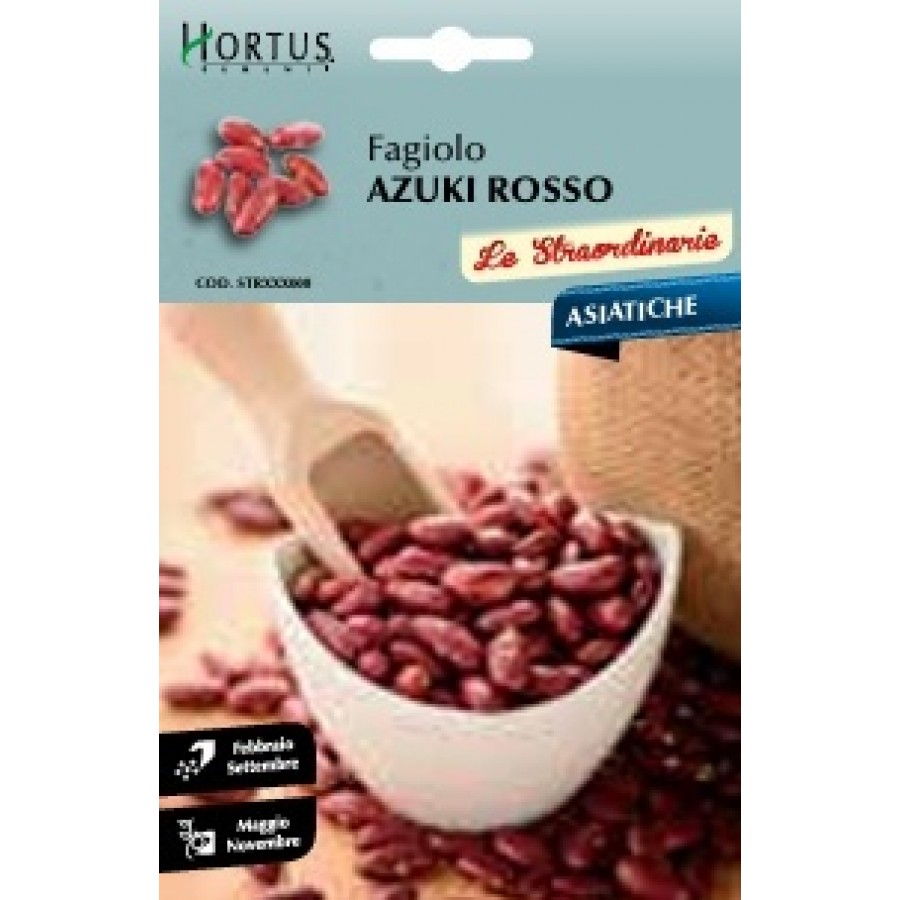 S.FEIJÃO AZUKI ROSSO HORTUS
