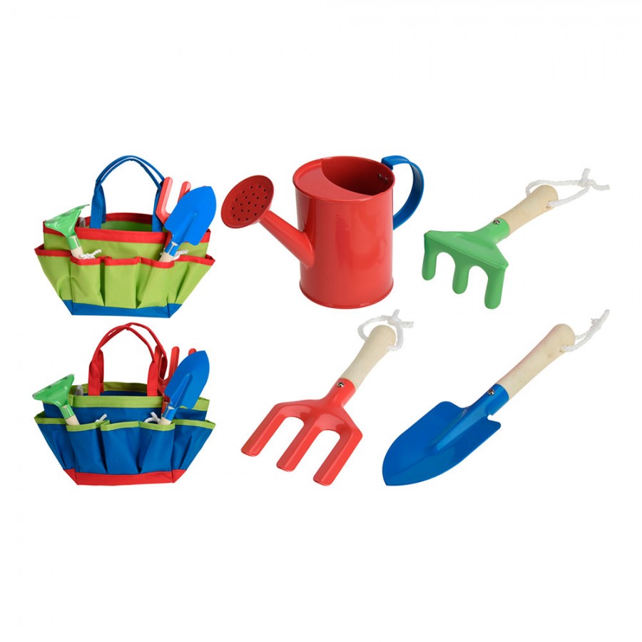 CONJUNTO DE JARDINAGEM PARA CRIANÇAS-KIT 5 FERRAMENTAS CONJUNTO DE JARDINAGEM PARA CRIANÇAS-KIT 5 FERRAMENTAS