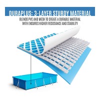 PISCINA QUADRADA 400x211x81cm PVC 56405CB PISCINA QUADRADA 400x211x81cm PVC 56405CB