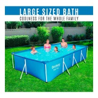 PISCINA QUADRADA 400x211x81cm PVC 56405CB PISCINA QUADRADA 400x211x81cm PVC 56405CB