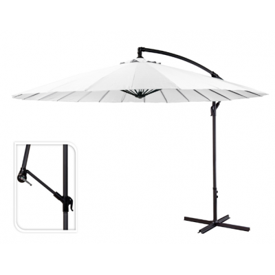 GUARDA SOL EXCENTRICO BRANCO 3M