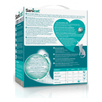 SANICAT  AREIA PARA GATOS STRONG CLUMPS BABY POWDER 6L
