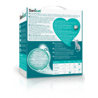 SANICAT  AREIA PARA GATOS ACTIVE WHITE FRAGRANCE FREE 10L