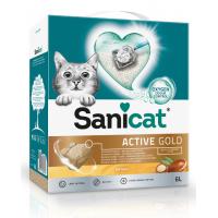 SANICAT AREIA PARA GATOS ACTIVE GOLD 6L SANICAT AREIA PARA GATOS ACTIVE GOLD 6L