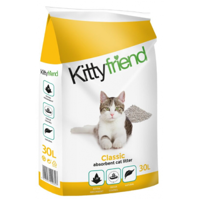 SANICAT  AREIA PARA GATOS KITTY FRIEND 30L
