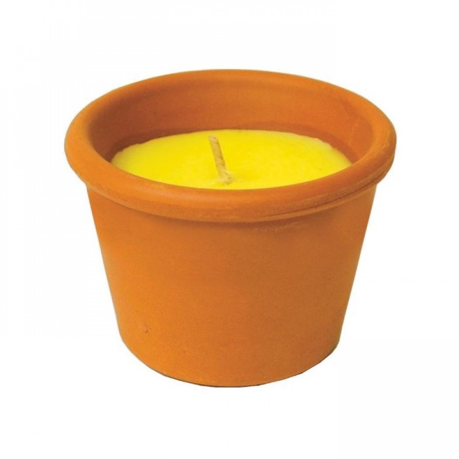 VELA CITRONELA TERRACOTA Ø6x7,5cm VELA CITRONELA TERRACOTA Ø6x7,5cm
