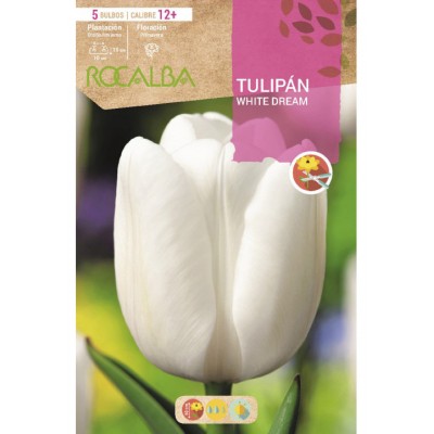 S.BOLBO SAQUETA TULIPA BRANCA WHITE DREAM -EBTN5055