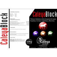 CALEYABLOCK - BLOCO MINERAL P/RUMINANTES E EQUIDEOS-10KG CALEYABLOCK - BLOCO MINERAL P/RUMINANTES E EQUIDEOS-10KG