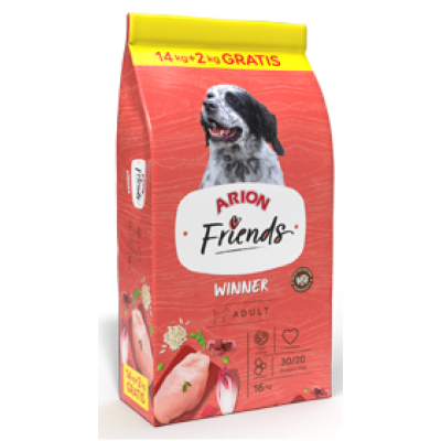 ARION FRIENDS WINNER  - SC 14 KILOS + 2 KG GRATIS