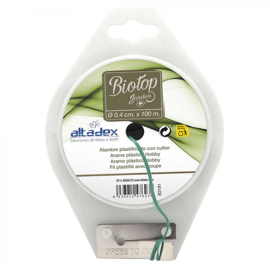ARAME PLASTIFICADO VERDE, Ø4 mm x 100 m ARAME PLASTIFICADO VERDE, Ø4 mm x 100 m