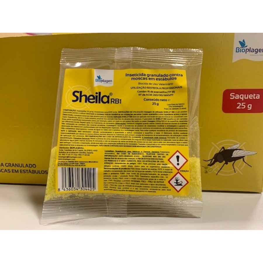 ISCA SHEILA INSECTICIDA VOLADORES - SAQUETA 25GR ISCA SHEILA INSECTICIDA VOLADORES - SAQUETA 25GR