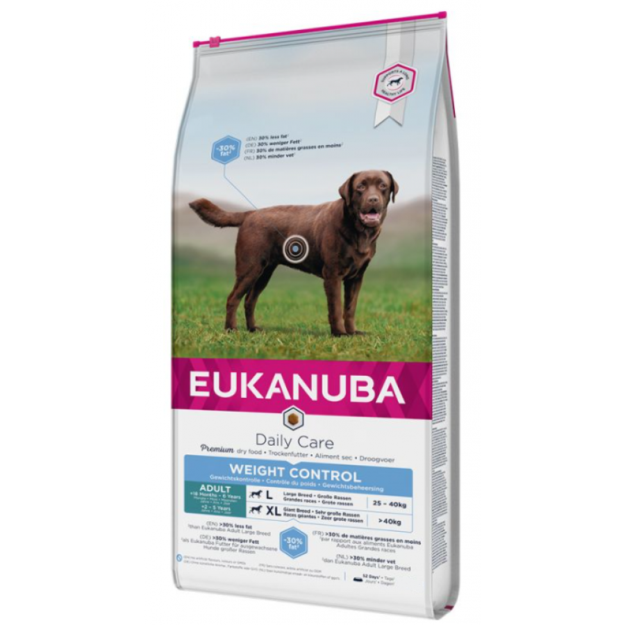 EUKANUBA CAO ADULTO WEIGHT CONTROL RAÇAS GRANDES 12 KG EUKANUBA CAO ADULTO WEIGHT CONTROL RAÇAS GRANDES 12 KG