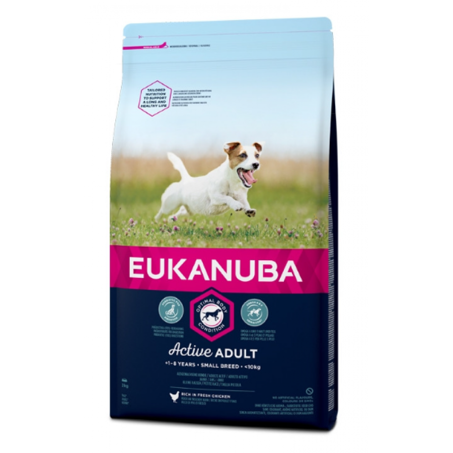 EUKANUBA CAO ADULTO RAÇAS PEQUENAS  12 KG