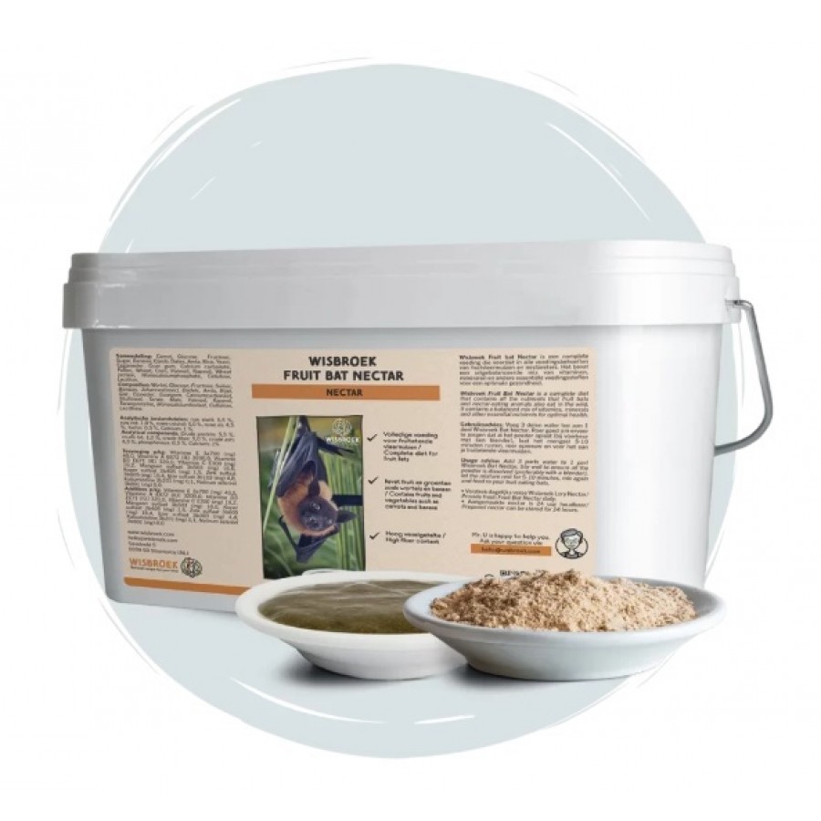 WISBROEK FRUIT BAT NECTAR - 10KG WISBROEK FRUIT BAT NECTAR - 10KG