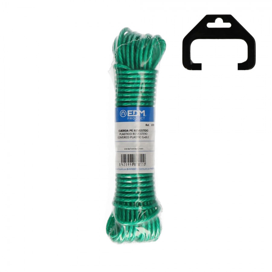 FIO PLASTICO REVESTIDO VERDE - BOBINE 10MTS FIO PLASTICO REVESTIDO VERDE - BOBINE 10MTS