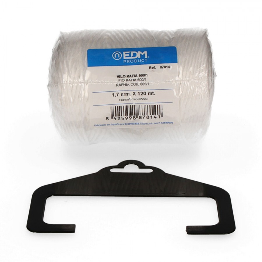 FIO RAFIA BRANCO 600/1 - BOBINE 220GM/120MTS BRANCO FIO RAFIA BRANCO 600/1 - BOBINE 220GM/120MTS BRANCO