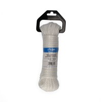 FIO TRANÇADO NYLON BRANCO GRENA - ROLO 15MTS