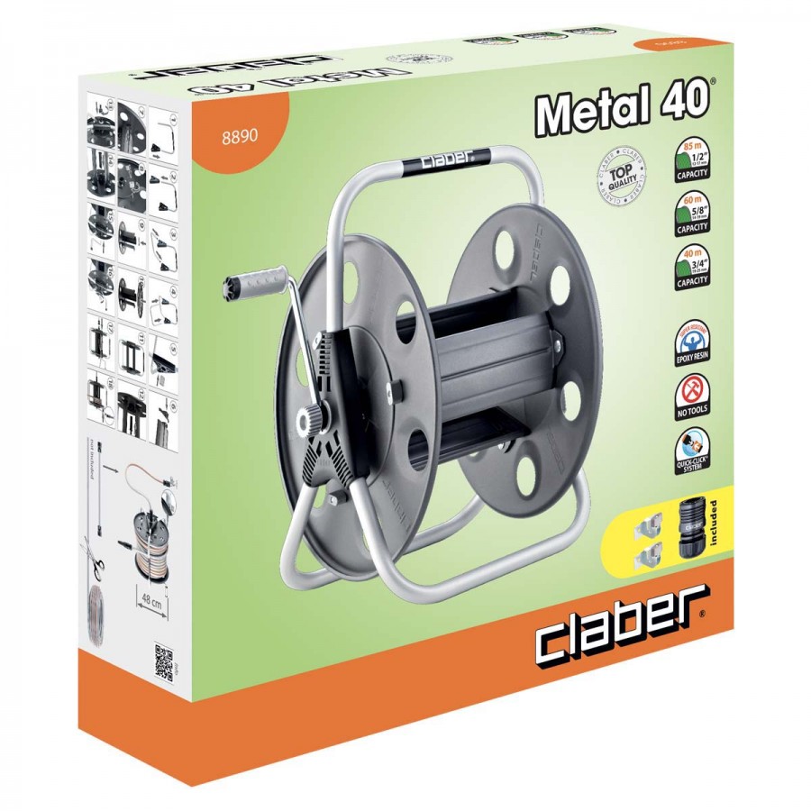 CLABER ENRROLADOR METAL 40 8890
