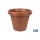 VASO LISTADO DE COR TERRACOTA PE  Ø46 x 40,0 cm -37,3 LT