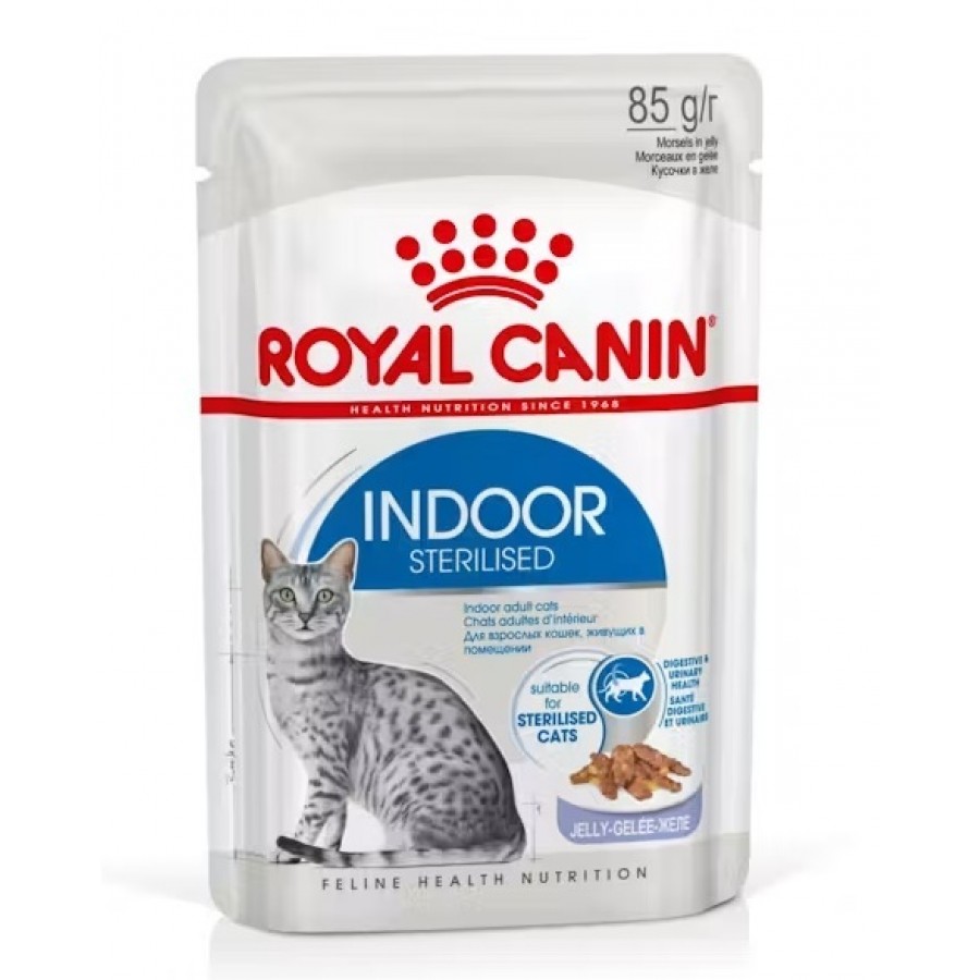ROYAL CANIN GATO INDOOR JELLY 0.085 KG ROYAL CANIN GATO INDOOR JELLY 0.085 KG