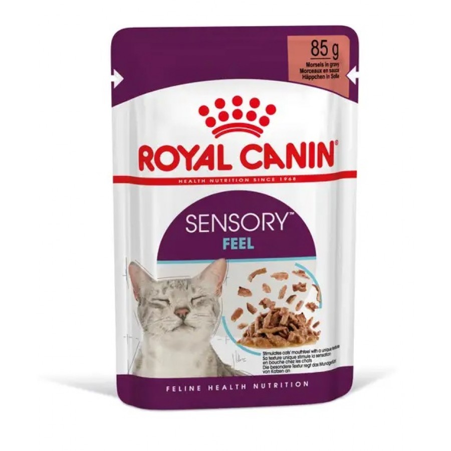ROYAL CANIN GATO SENSORY FEEL MOLHO 0.085 KG ROYAL CANIN GATO SENSORY FEEL MOLHO 0.085 KG