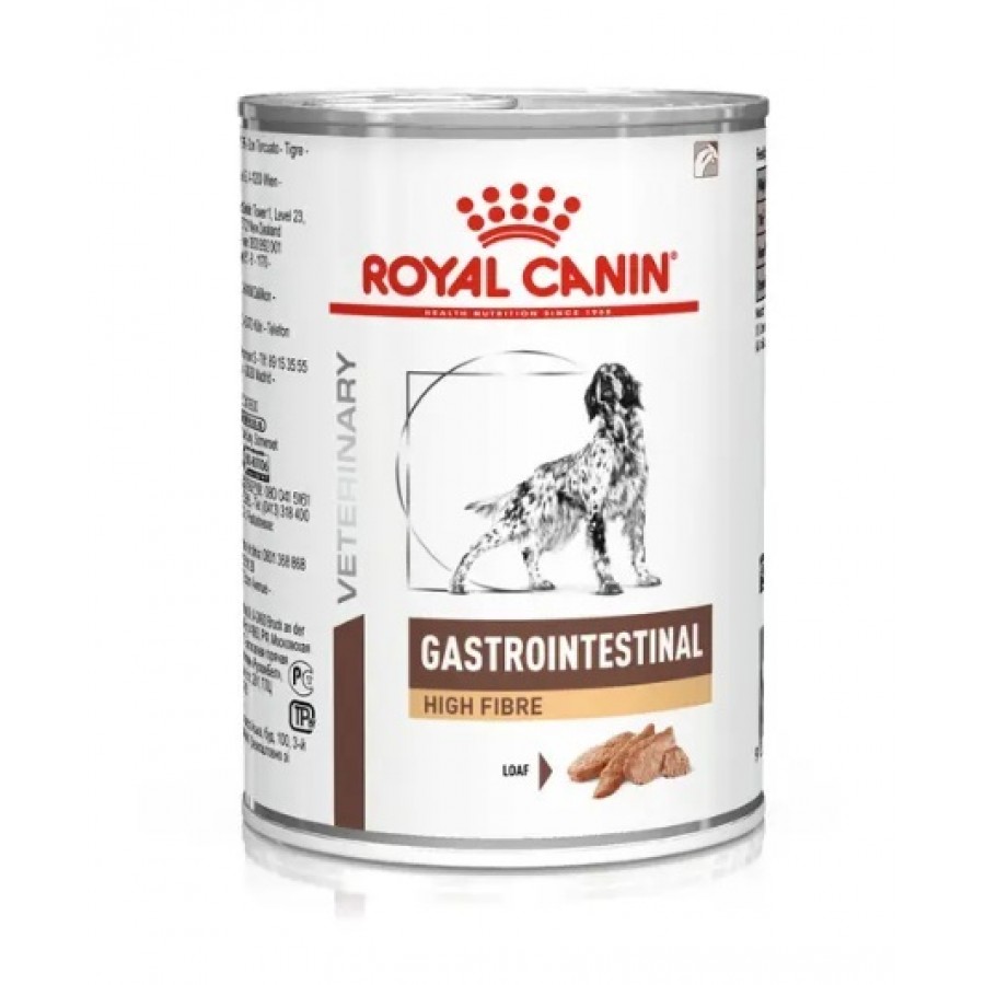 ROYAL CANIN VET WET CAO GASTRO INTESTINAL HIGH FIBRE PATÉ (12X410G) ROYAL CANIN VET WET CAO GASTRO INTESTINAL HIGH FIBRE PATÉ (12X410G)