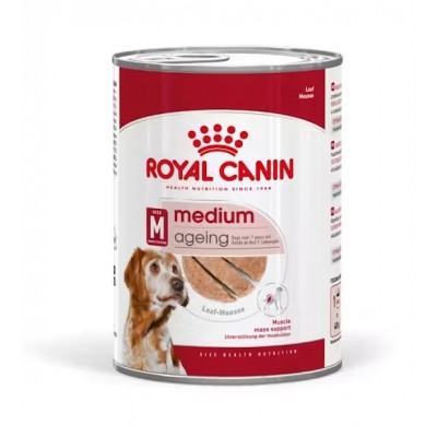 ROYAL CANIN CAO MEDIUM AIGING PATÊ - 0.410KG