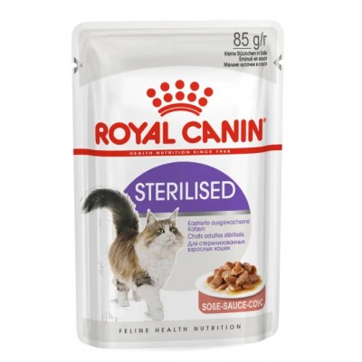 ROYAL CANIN GATO STERILISED MOLHO 0.085 KG
