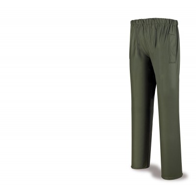PLUS- CALÇA IMP. POLIURETANO VERDE- L
