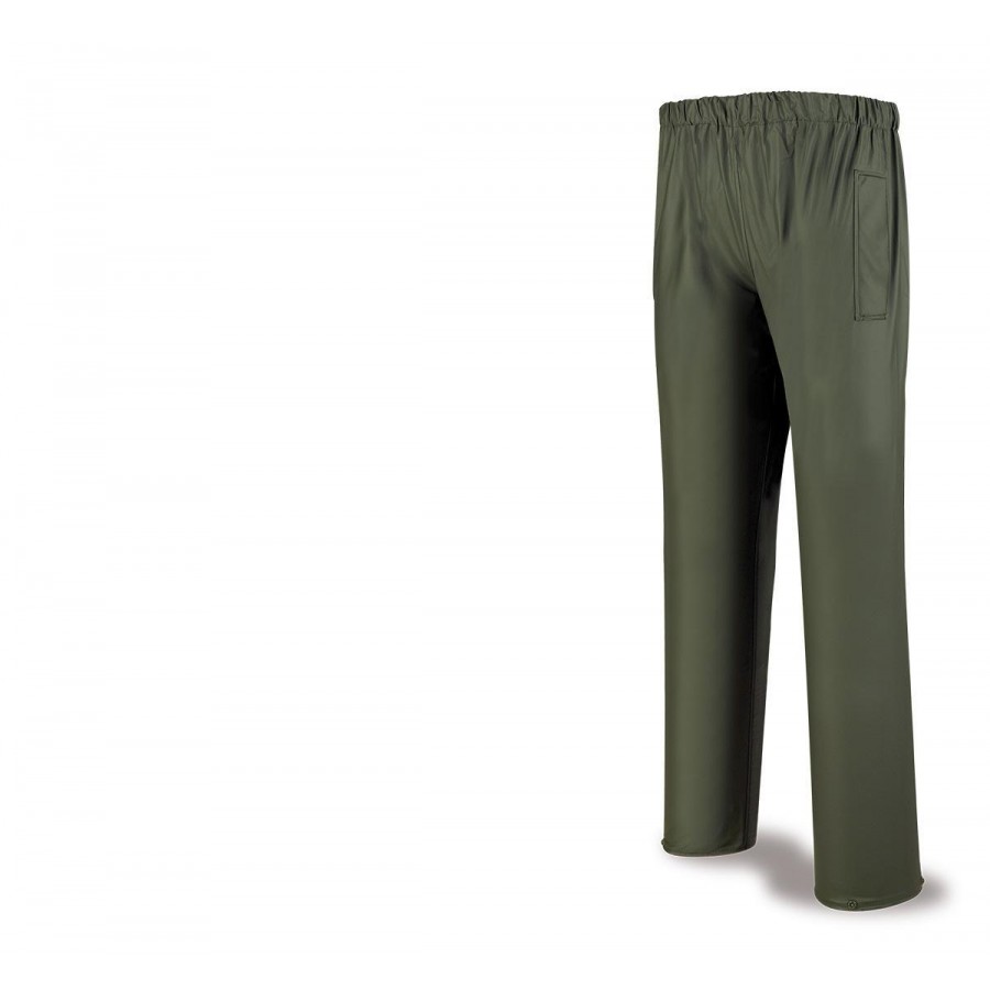 PLUS- CALÇA IMP. POLIURETANO VERDE- XL