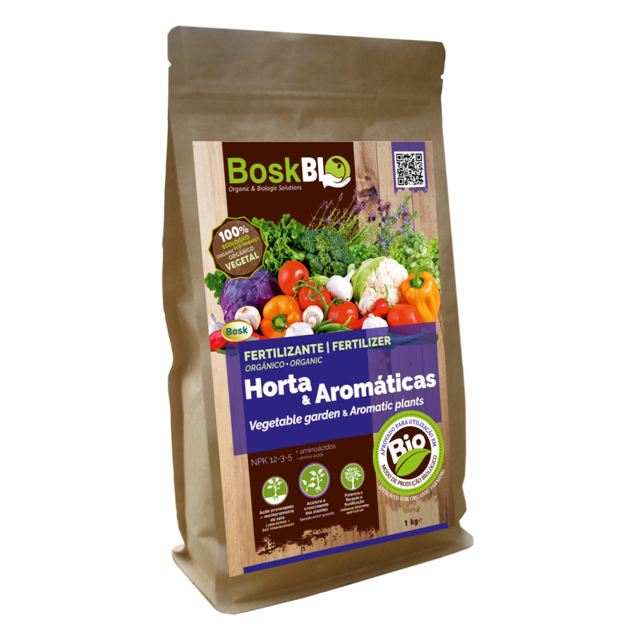 ADUBO BOSKBIO HUMIX HORTA & AROMATICAS - 1KG ADUBO BOSKBIO HUMIX HORTA & AROMATICAS - 1KG