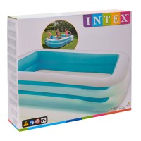 PISCINA RETANGULAR 262x175x56cm 2 CÂMARAS DE AR PISCINA RETANGULAR 262x175x56cm 2 CÂMARAS DE AR