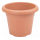 VASO DE INJEÇÃO DE COR TERRACOTA - 20CM