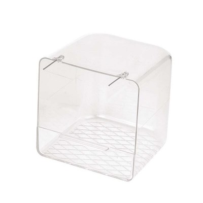 NINHO DE PLASTICO TRANSPARENTE PARA PASSAROS