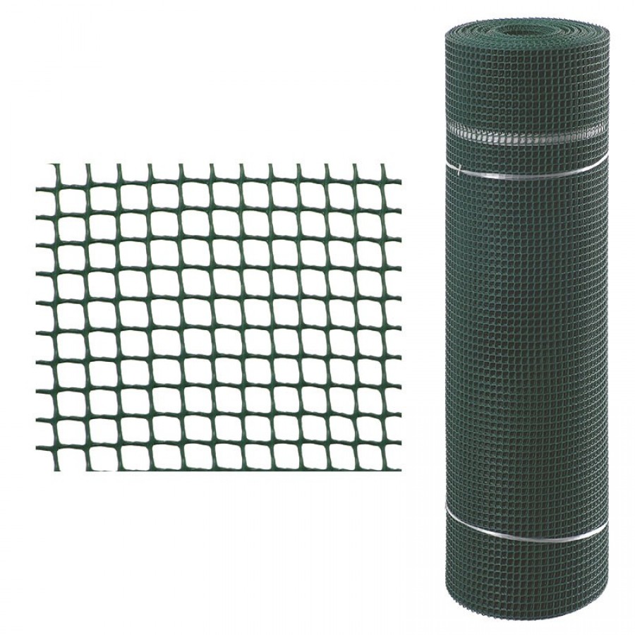 REDE PLASTICO MALHA C-112 (11X11) - ROLO 25 METROS