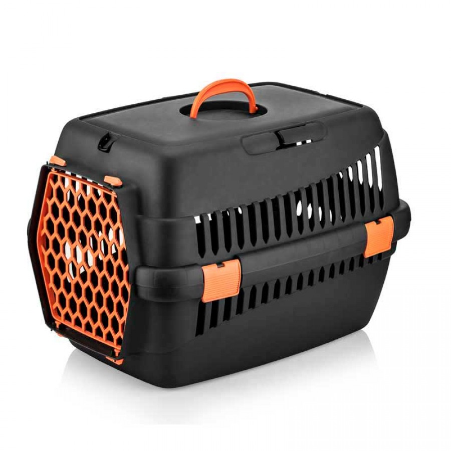 TRANSPORTADORA MODELO GT XS NEGRO/LARANJA TRANSPORTADORA MODELO GT XS NEGRO/LARANJA