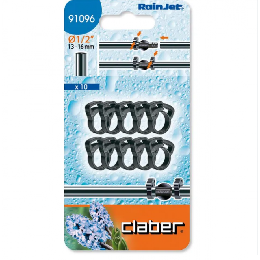 CLABER ABRAÇADEIRA TUBO PRINCIPAL 1/2" CLABER ABRAÇADEIRA TUBO PRINCIPAL 1/2"